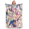 Yoisaki Kanade Project Sekai Soft Flannel Throw Blanket 9