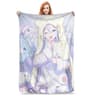 Yoisaki Kanade Project Sekai Soft Flannel Throw Blanket 6