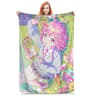 Yoisaki Kanade Project Sekai Soft Flannel Throw Blanket 12