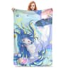 Yoisaki Kanade Project Sekai Soft Flannel Throw Blanket 20
