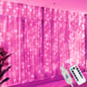USB LED Curtain Lights For Decoration With Remote And 8 Modes 9