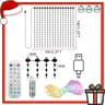 Smart LED Curtain Lights With DIY Pattern Display 8
