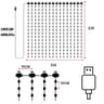 Smart RGB Curtain String Lights With Music Sync 7