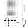 Smart RGB Curtain String Lights With Music Sync 10