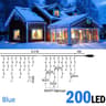 Waterproof LED Icicle String Lights With 8 Lighting Modes 6