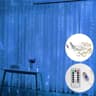 LED Waterfall Curtain Fairy Lights With Remote 6