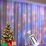 6M LED Curtain Fairy Lights With Remote Control 8