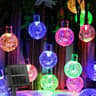 Solar Crystal Bubble Ball Outdoor String Lights 7