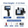 DCODE 1755PLUS Handheld Inkjet Printer For Dates Logos And Barcodes 8