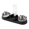 3 In 1 Triple Cat Food And Water Bowl With 15 Degree Tilt 7