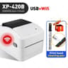 XPrinter XP420B 4 Inch Thermal Shipping Label Printer 12