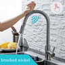 DQOK Stainless Steel Pull Out Kitchen Mixer Faucet With Smart Control 11