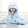 Cartoon Hooded Coral Fleece Baby Bath Towel Blanket 4