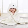 Cartoon Hooded Coral Fleece Baby Bath Towel Blanket 3
