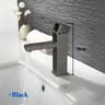 Matte Black Bathroom Basin Mixer Faucet With Hot And Cold Water 13