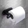 Matte Black 304 Stainless Steel Wall Mounted Toilet Paper Holder 11