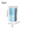 Transparent Face Mask Storage Box With Lid For Desk And Entryway 7