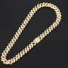 16mm Iced Out Miami Cuban Link Necklace And Bracelet Set 9