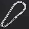 16mm Iced Out Miami Cuban Link Necklace And Bracelet Set 6