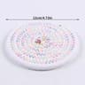 SilkWeave Round Cotton Cup Mat  12 Cm Stylish Tabletop Coaster  HeatProtection Pot Holder 9