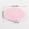 SilkWeave Round Cotton Cup Mat  12 Cm Stylish Tabletop Coaster  HeatProtection Pot Holder 11