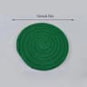 SilkWeave Round Cotton Cup Mat  12 Cm Stylish Tabletop Coaster  HeatProtection Pot Holder 16