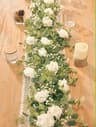 Evergreen Eucalyptus  Rose Garland  59 Ft Faux Floral Vine For Home Wedding  Party Decor 14