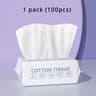 Soft Cotton Disposable Face Towels  50100 Pack Gentle Hygienic Dry Rags For Face  Bathroom Use 7