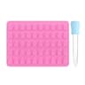 Silicone 50Cavity Gummy Bear Mold  Easy DIY Candy  Chocolate Kit 6