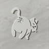 Cat Butt Bag Clip Set  3D Printed Food Bag Sealer  Funny Chip Bag Clip For Cat Lovers 7