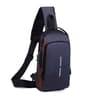 CompactSecure Mens AntiTheft Chest Bag  Durable Oxford Crossbody Sling For Travel  Motorcycle Use 6