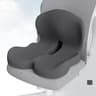 Premium Ergonomic Seat Cushion With Back Support  AllDay Comfort Pad For Office Chairs  Work From H 11