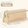 Clear Mesh Pencil Case  DoubleLayer Pencil Pouch  Travel Pen Bag Organizer 7