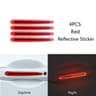 Reflective Car Wheel Hub  Door Edge Safety Warning Tape Strips 0