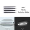 Reflective Car Wheel Hub  Door Edge Safety Warning Tape Strips 9