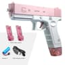 Electric Water Gun With LED Light  Rechargeable Automatic Water Blaster HighPressure Continuous Spr 9