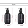 Matte Black Refillable Pump Dispenser Bottle 300500ml For Soap Shampoo  Lotion 8