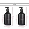 Matte Black Refillable Pump Dispenser Bottle 300500ml For Soap Shampoo  Lotion 9