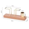 Minimalist Wooden Napkin Holder With Toothpick Compartment Vertical Tissue Dispenser For Cafe Table 8