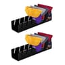 Acrylic 7Slot Baseball Cap Organizer Stand  Clear Hat Storage Rack For Neat NoCrush Cap Display 8