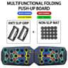 Foldable ColorCoded PushUp Board With Handles For Home Workouts And Upper Body Training 6
