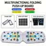 Foldable ColorCoded PushUp Board With Handles For Home Workouts And Upper Body Training 12