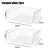 MultiFunctional Under Shelf Basket Hanging Storage Basket For Kitchen  Bathroom Perforated Metal 12