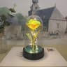 Eternal Rose In Glass Dome With LED Lights  Romantic Eternal Rose Gift Night Light For Her 13