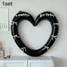 40Inch Hollow Heart Happy Birthday Balloon Set With Bow Foil Party Decor  Photo Prop Kit 7