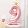 42Inch Princess Crown Number Balloon  Pink Foil Birthday Party Decor 15
