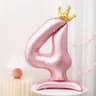 42Inch Princess Crown Number Balloon  Pink Foil Birthday Party Decor 10