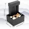 TranquilFlow Indoor Waterfall Fountain  Zen Desktop Fountain With Soft Lights  Relaxing Water Featu 9