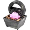 TranquilFlow Indoor Waterfall Fountain  Zen Desktop Fountain With Soft Lights  Relaxing Water Featu 13