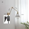 IWHD Nordic Ceramic LED Wall Lamp  Modern Pull Chain LED Wall Sconce 4W Max 100W For Bedroom  Bathr 3